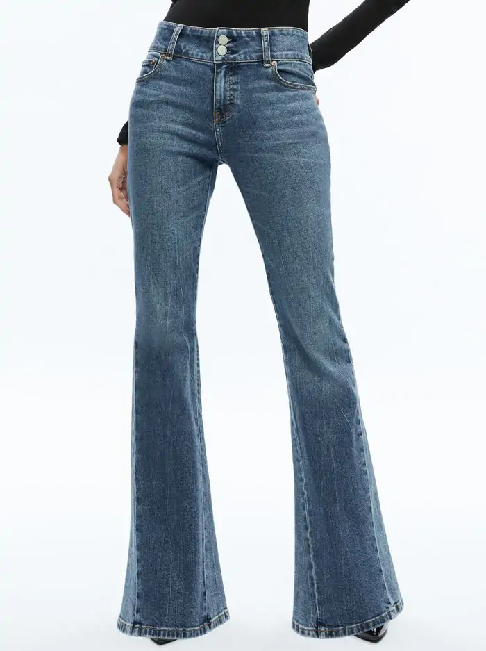 STACEY GODET BELL FLARE JEAN